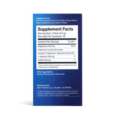 Mellö Magnesium - 10 Travel Sticks #31 unflavored
