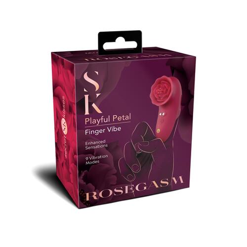 Secret Kisses Rosegasm Playful Petal Finger Vibrator view 3