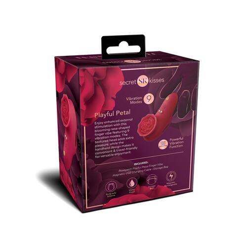 Secret Kisses Rosegasm Playful Petal Finger Vibrator view 4