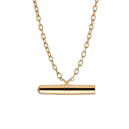Crave Tease Vibrator Necklace gold view 1