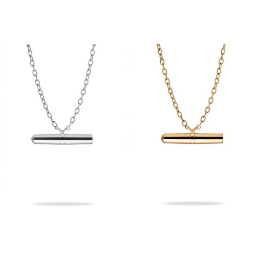 Crave Tease Vibrator Necklace gold view 3