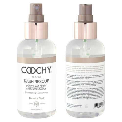 oochy After Shave Protection Mist FRONT & back of BOTTLE