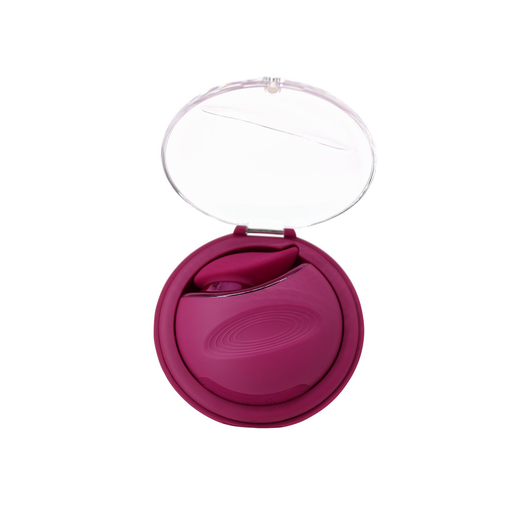 Cache Vibrator With Compact Storage Case - Storage Case Open