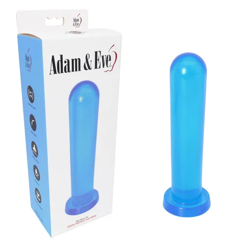 Adam & Eve Big Blue XL Dildo - Product and Packaging