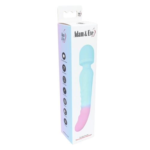 Adam & Eve Double De-lite Warming Wand Massager - Packaging