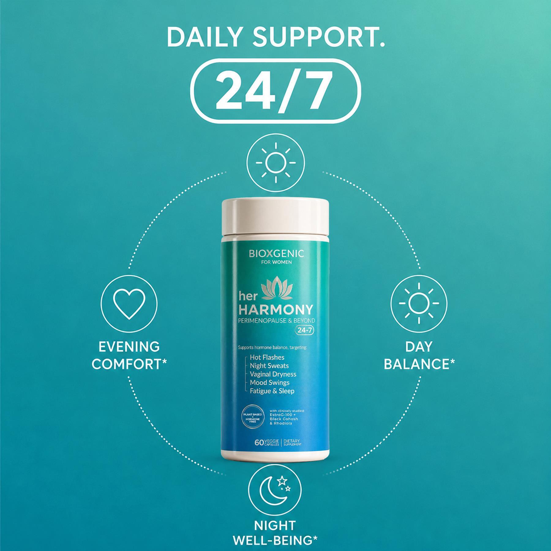 BioXgenic Her Harmony Peri+Post Menopause Balance Info #4