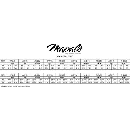Floral Lace Corset sizes