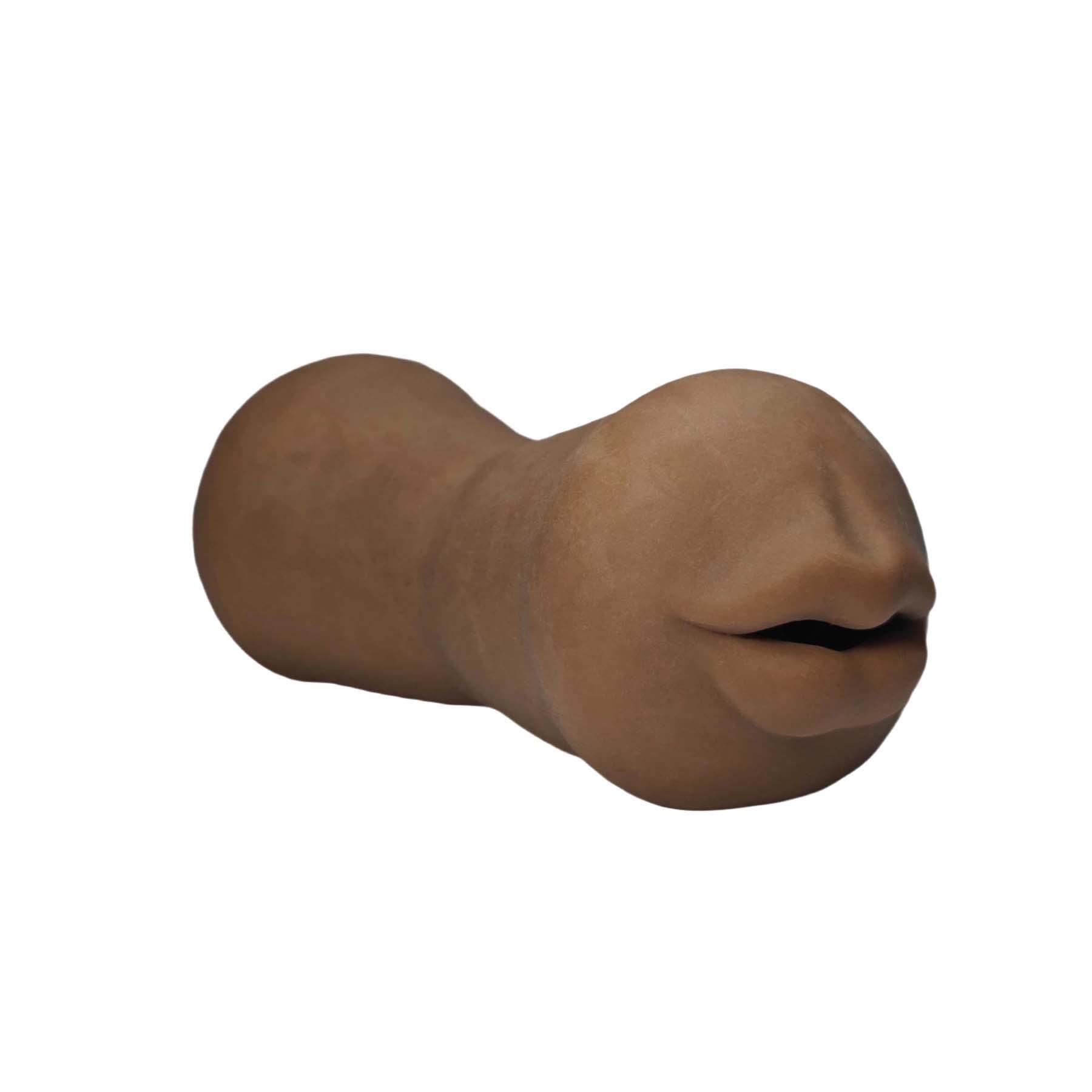 Take Me Your Way Double Ended Stroker - Mouth Side - Dark