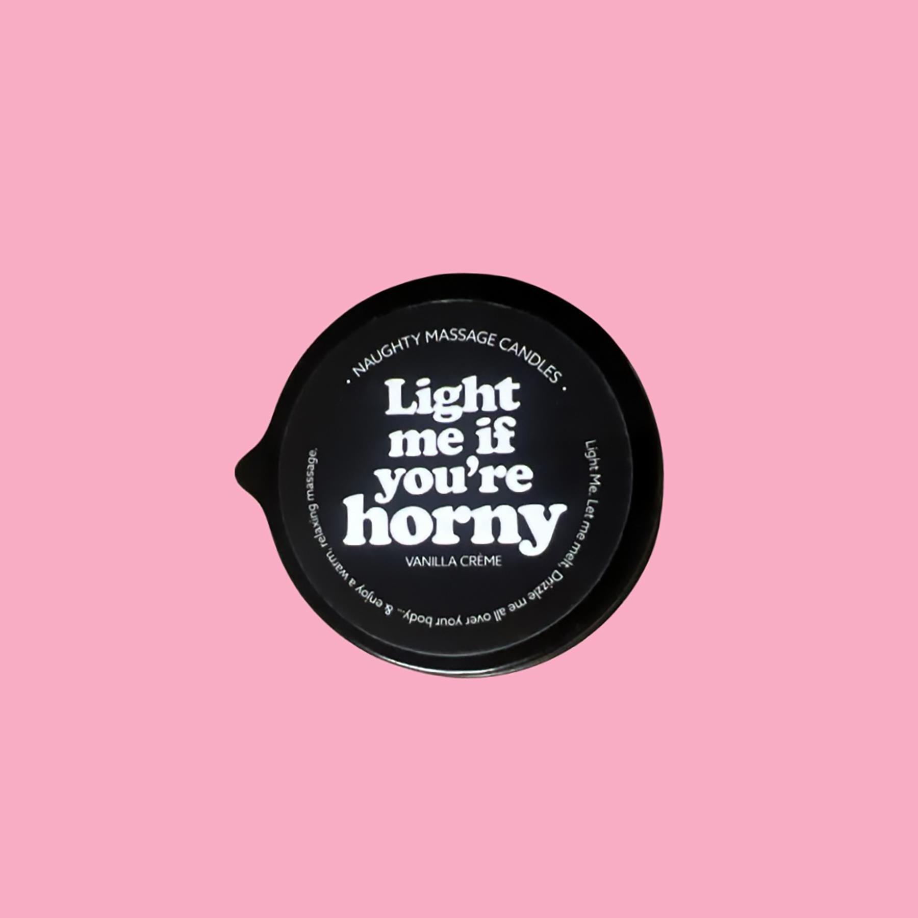 KAMA SUTRA LIGHT ME IF YOU'RE HORNY  Massage Candle #1