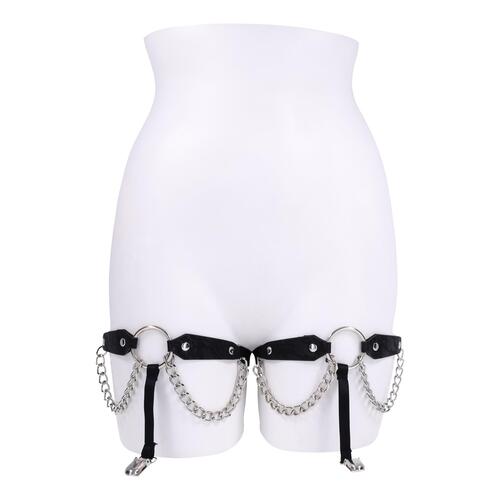 Chain Lace Garters view 1
