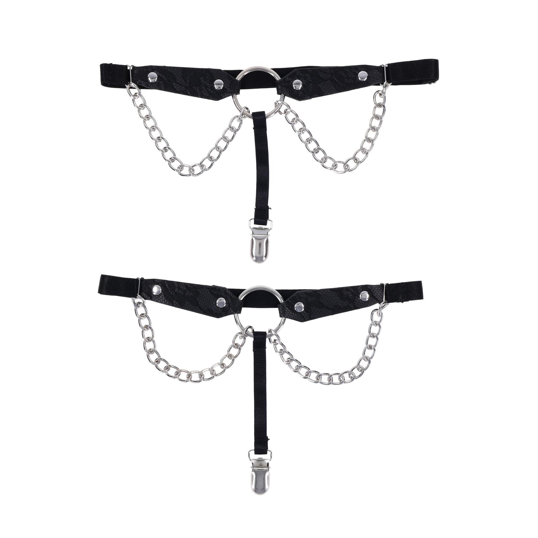 Chain Lace Garters view 3