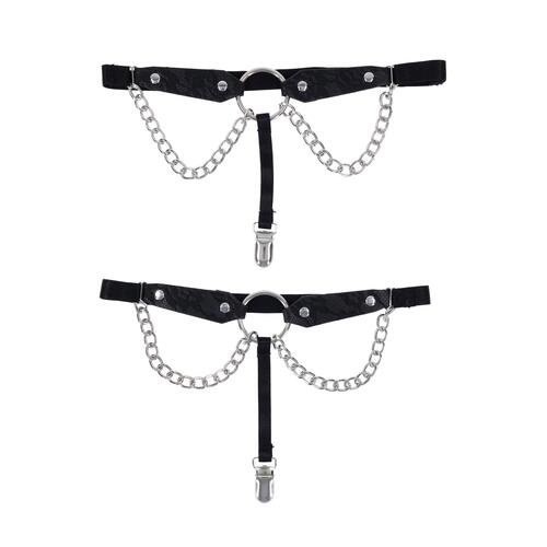 Chain Lace Garters view 3