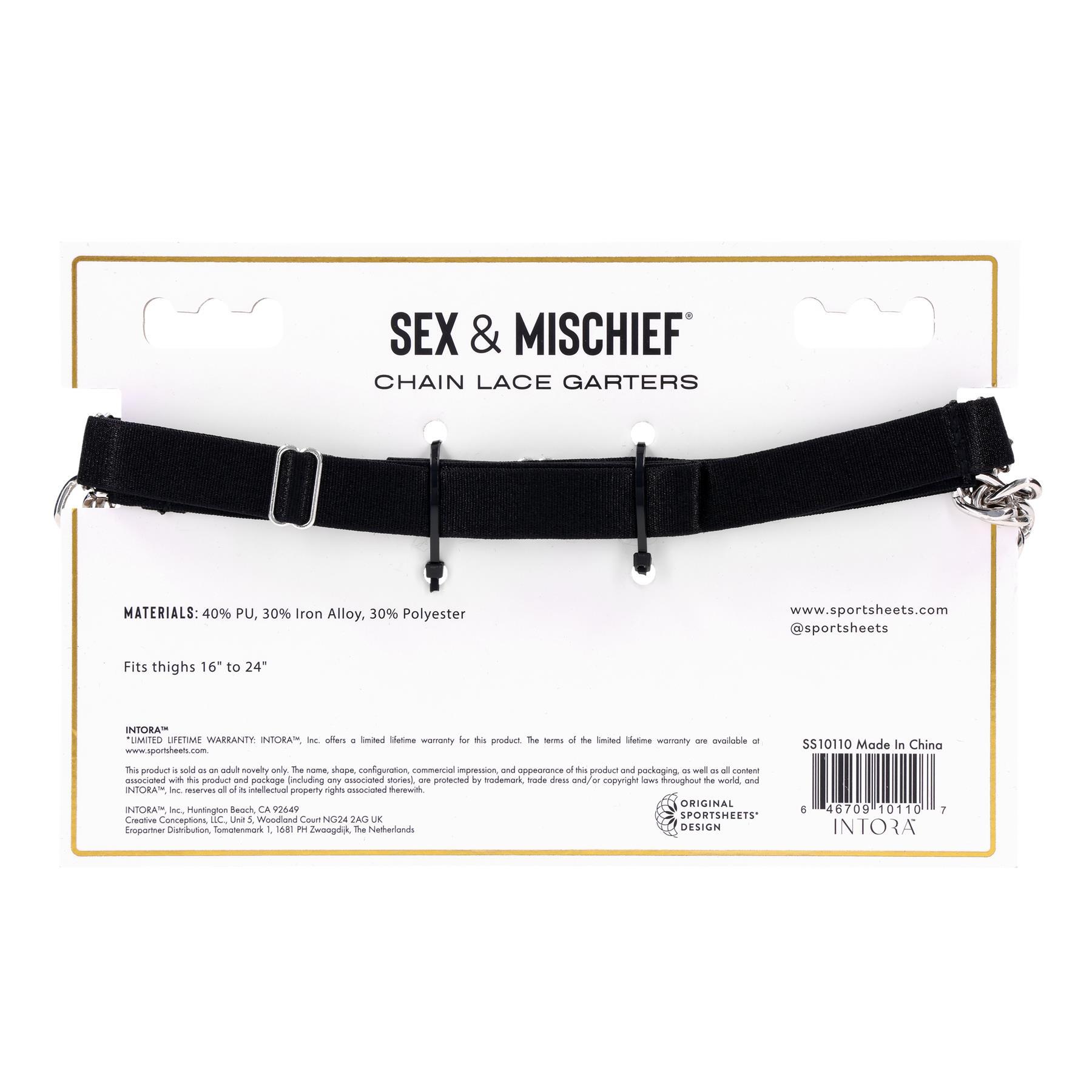 Chain Lace Garters view 5