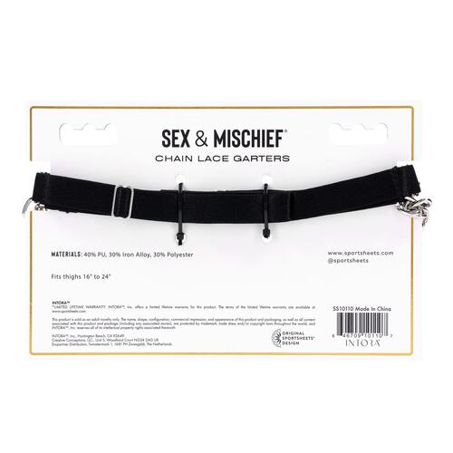 Chain Lace Garters view 5