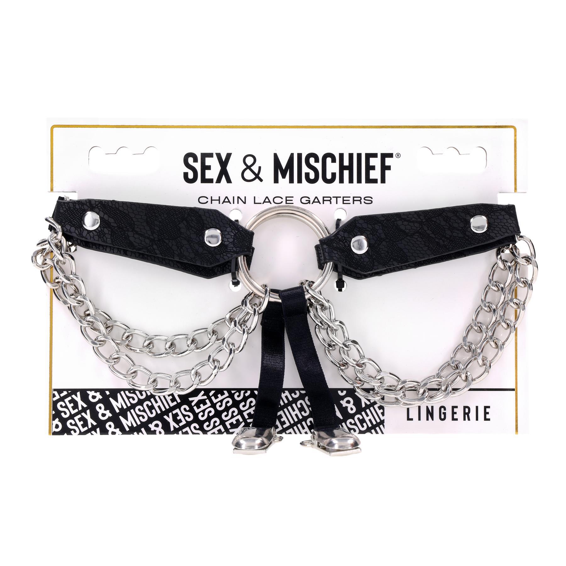 Chain Lace Garters view 6