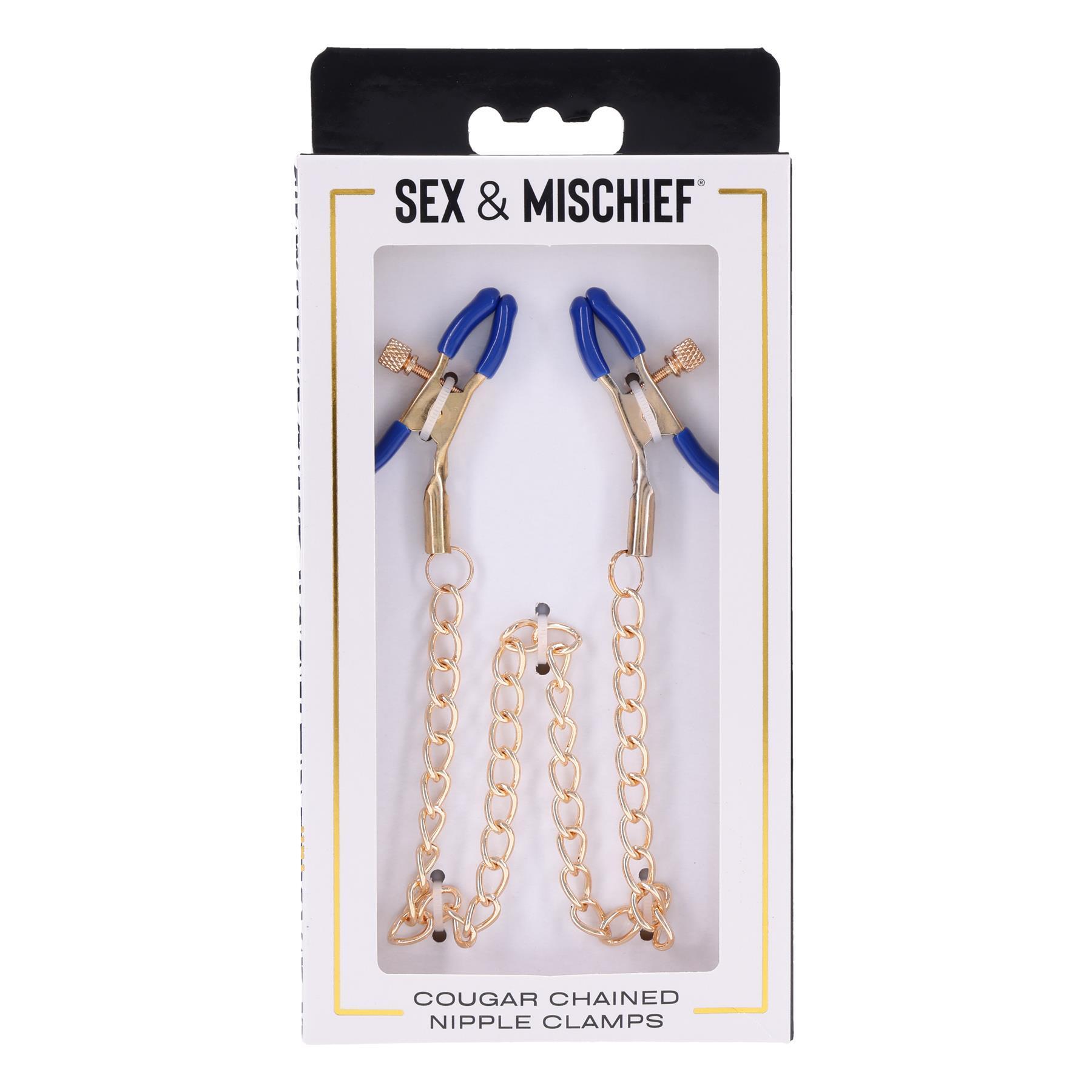 Cougar Chained Nipple Clamps view 4
