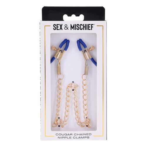 Cougar Chained Nipple Clamps view 4