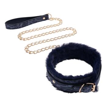Cougar Fur Collar & Leash view 1