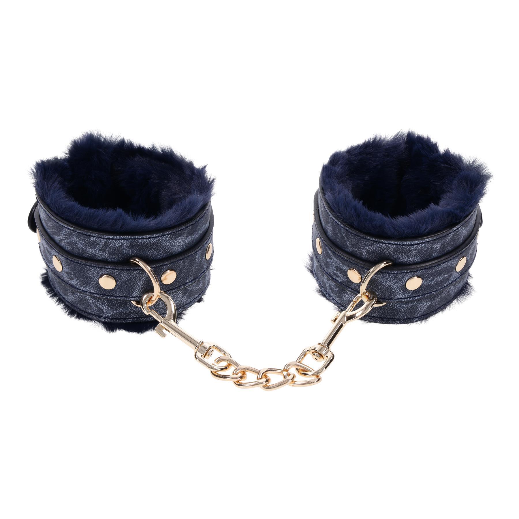 Cougar Fur Handcuffs view 1