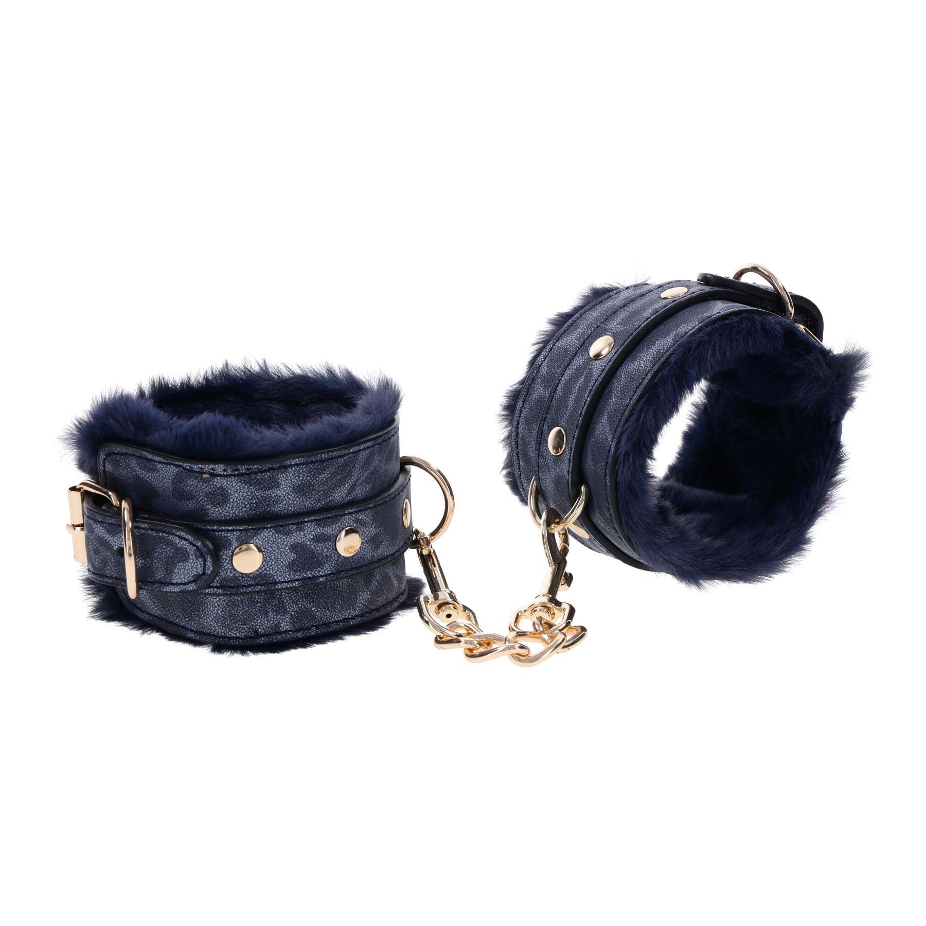 Cougar Fur Handcuffs view 2