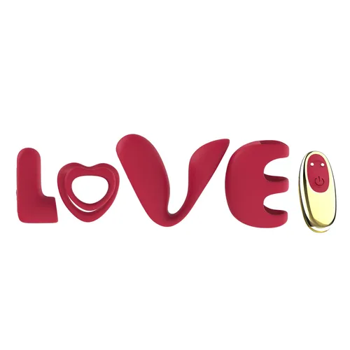 Adam & Eve L-O-V-E Interchangeable Vibrator Collection - Bullet and Sleeves