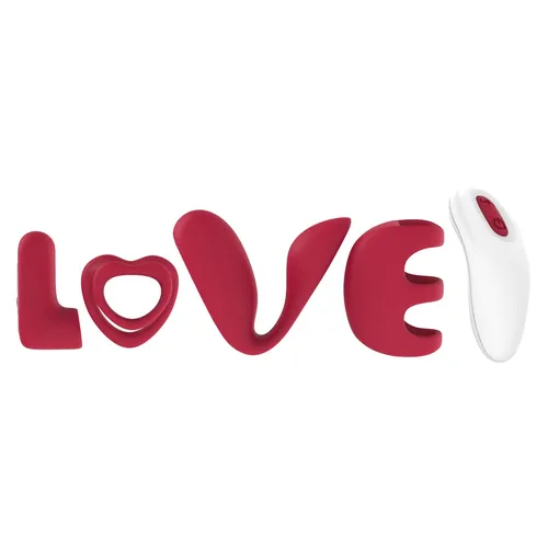 Adam & Eve L-O-V-E Interchangeable Vibrator Collection - Sleeves and Remote