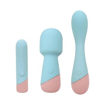 Power Play 3-Piece Mini Vibe Set - All Three Vibrators
