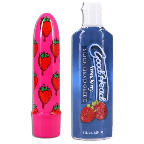 BUZZ BUDDIES STRAWBERRY VIBE & LUBE view 1