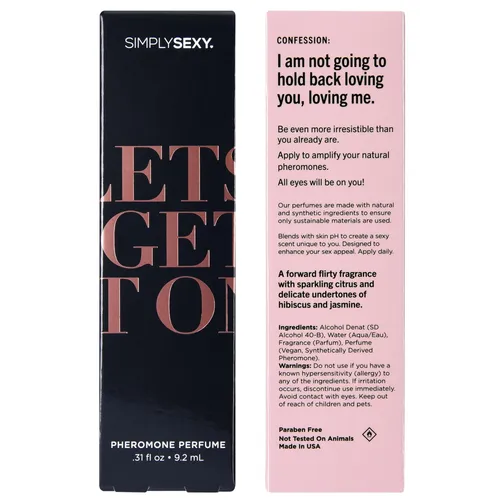 Simply Sexy Confessions Collection • Pheromone Infused Perfume #14