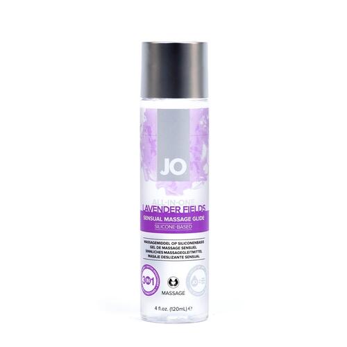 JO All-In-One Sensual Massage Glide Lavender Fields 1