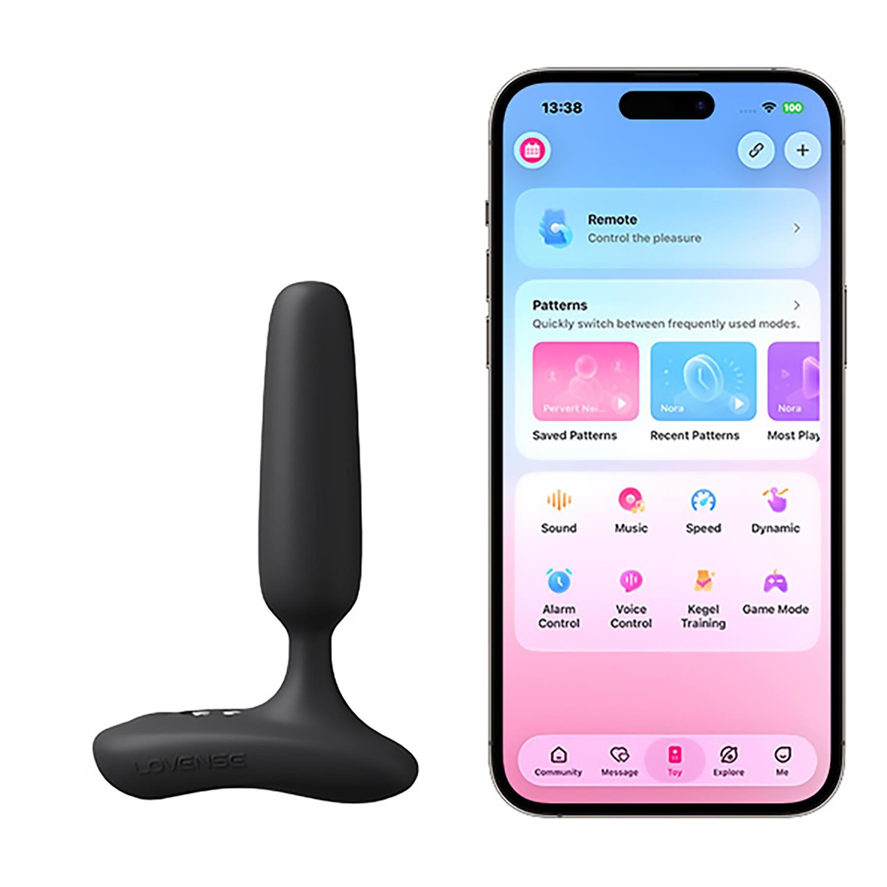 Lovense Glint App Enabled Butt Plug view 1