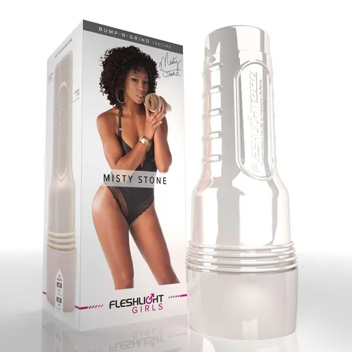irls Misty Stone Vagina male masturbator packaging with product case
