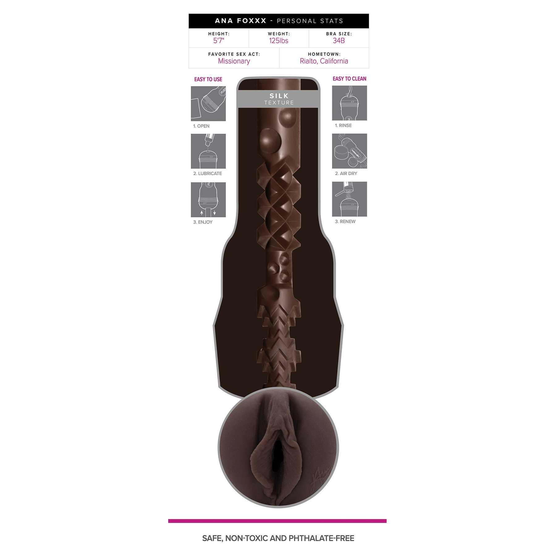 Fleshlight Girls Ana Foxxx Vagina specifications