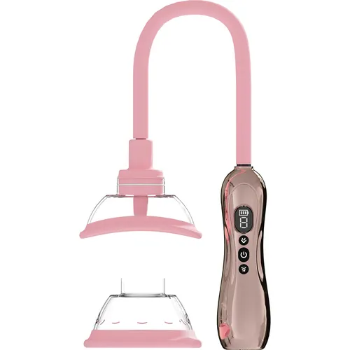 Pumped Automatic Licking Vulva & Breast Pump main image color rose gold